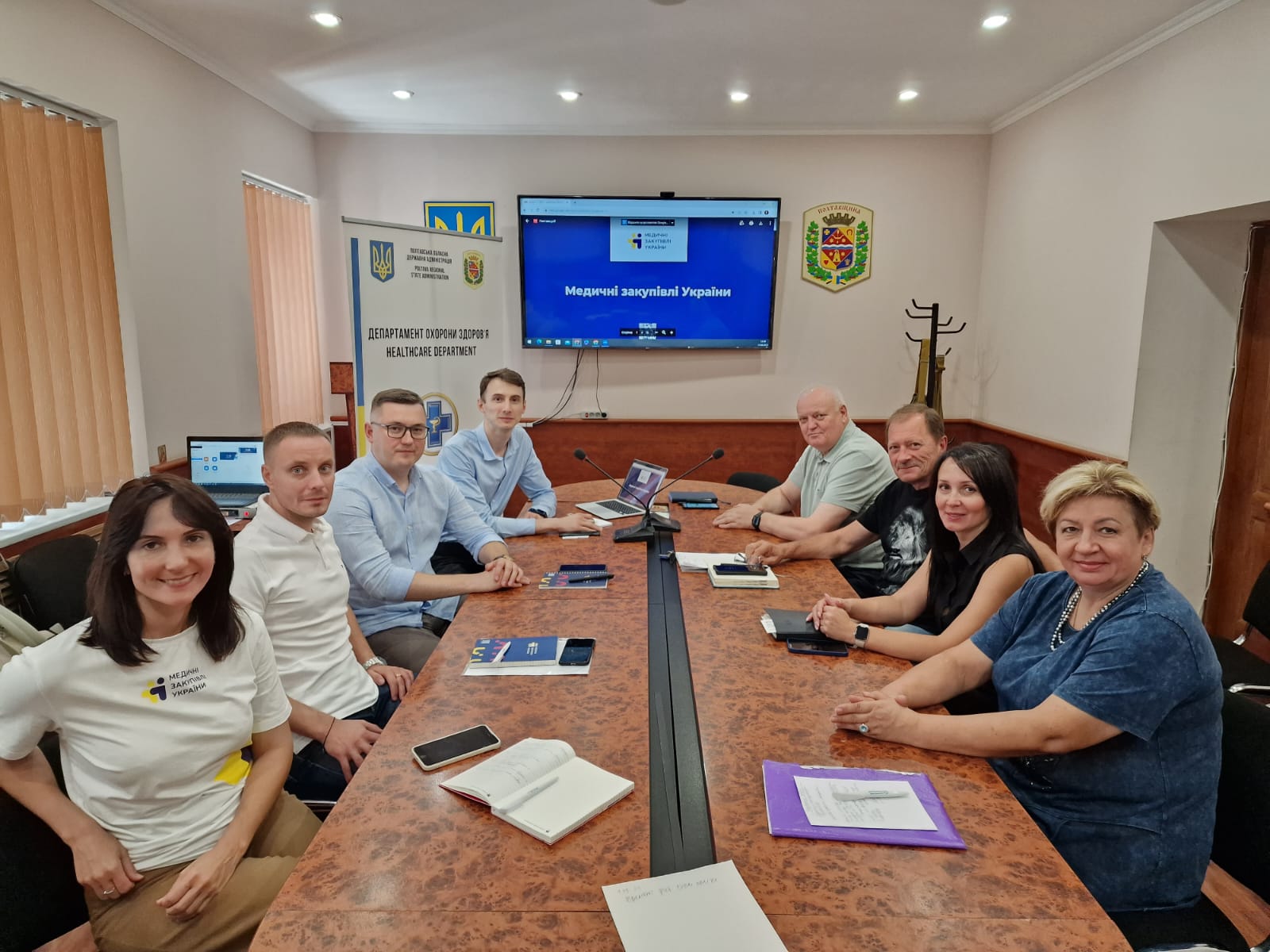 Полтаву відвідала група фахівців ДП «Медичні закупівлі України»
